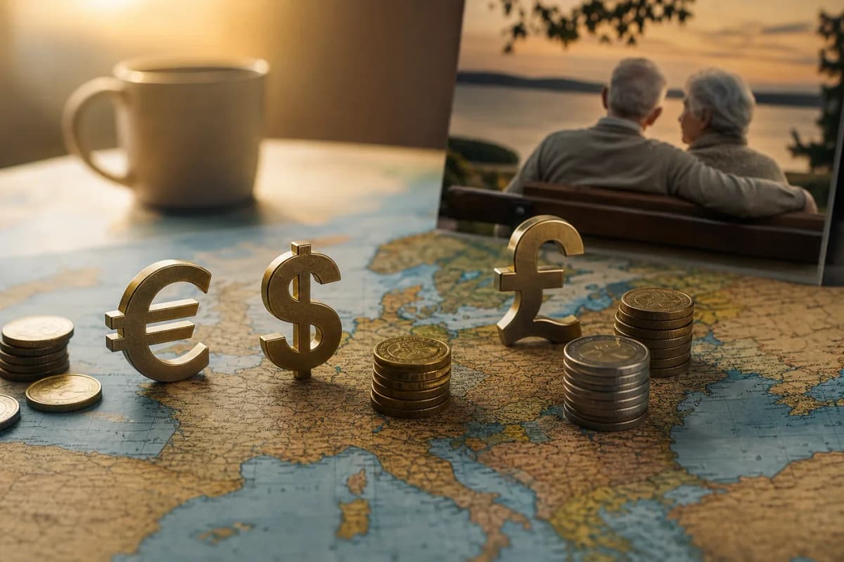 Average Pension by European Country in 2026: Where Your Money Goes Furthest