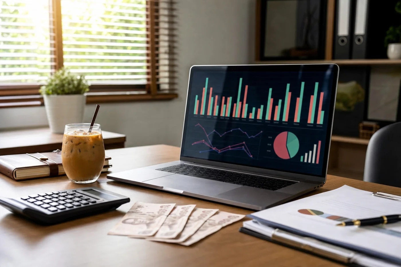 Financial analysis representing Thailand inflation data